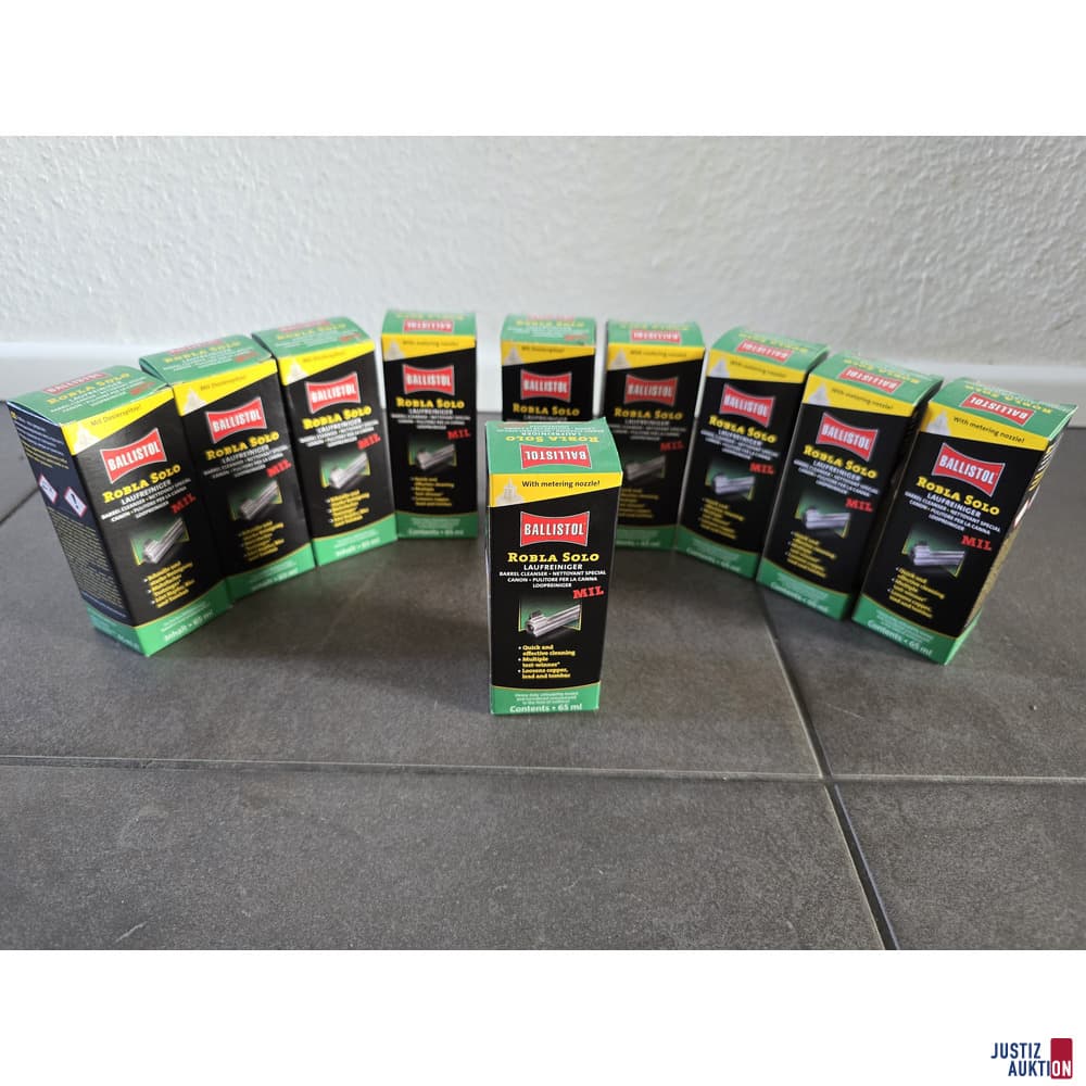 10x Ballistol Robla Solo MIL Barrel Cleaner 65 ml
