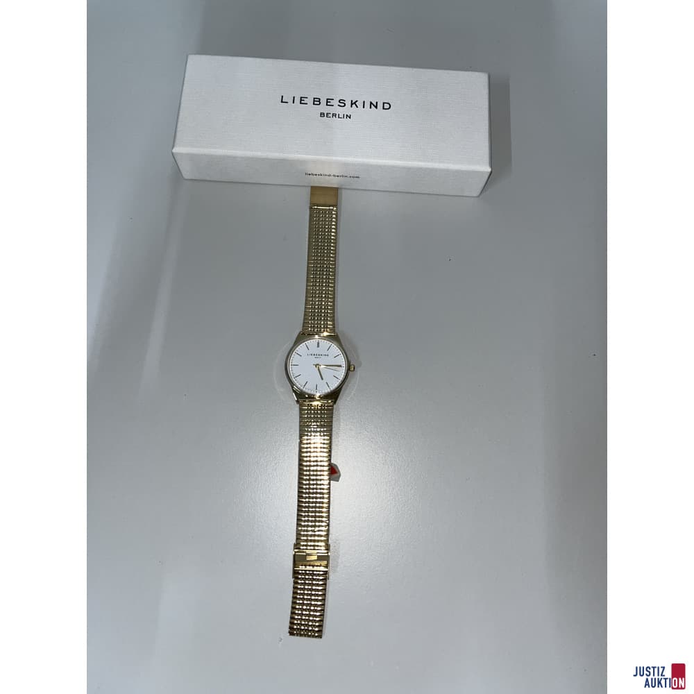 V64/26 Liebeskind Berlin Ladies' watch, gold, stainless steel