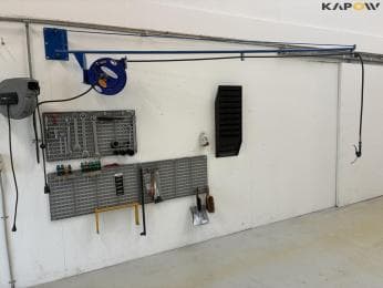 Arm med trykluftsrulle, kabelrulle,...