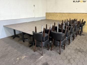 Tables and chairs