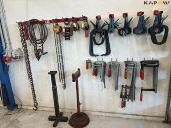 Fixed holding tools, chains and bows