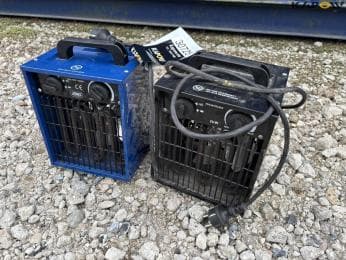 Heat blowers 220 volts 2 pcs.