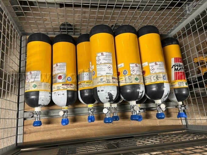 Respiratory air bottles Interspiro