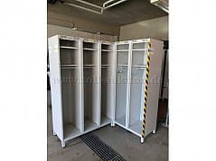 Rotstahl metal lockers