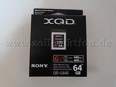 Sony: XQD Cards 64 GB, QD-G64E