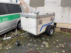WT Metall Dog Transporter Trailer