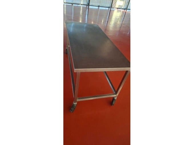 Rieber mobile stainless steel working table