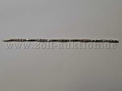 Bracelet with gemstones – 585 white gold – about 20 cm