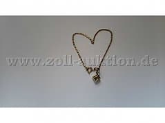 Bracelet with Cube Pendant