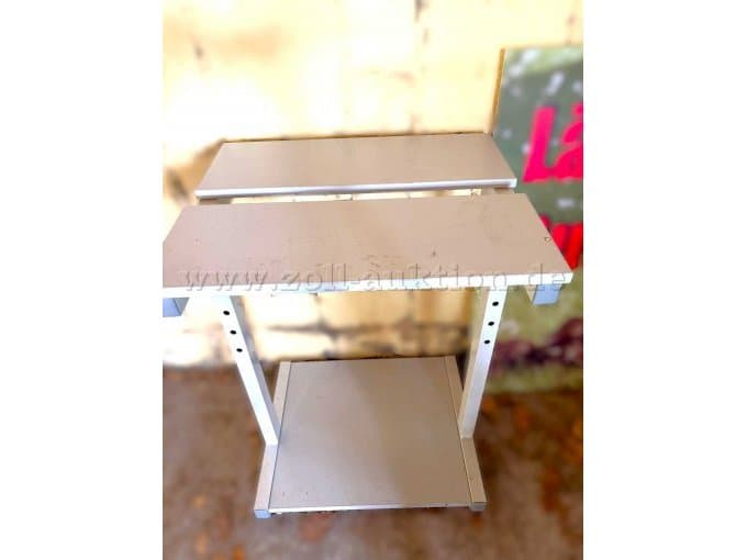 Side table, grey, manufacturer unknown
