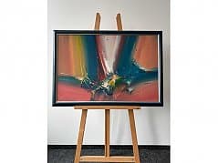 Artwork by Artist v. Hussen - Ausbruch - Oil Painting