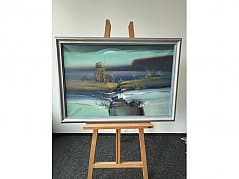 Oil Painting 'Hooge Veluwe' by Artist v. Hussen
