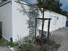 Containex container system with sanitary unit
