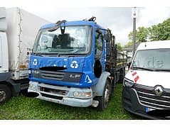 DAF LF 55.250 truck with loading crane / Accident & Project vehicle