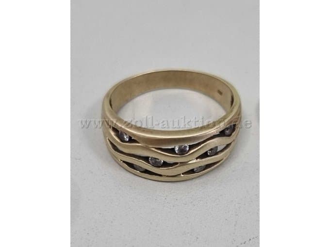 Ladies Ring Gold 333 with Zirconia