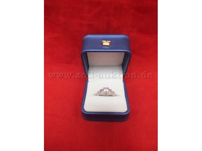 Ladies' ring, model MYBELLA 1 CT Moissanite, 925 sterling silver