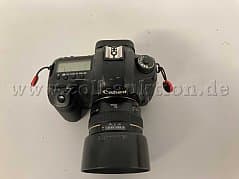 Canon EOS 5D Mark III digital camera with photo pocket