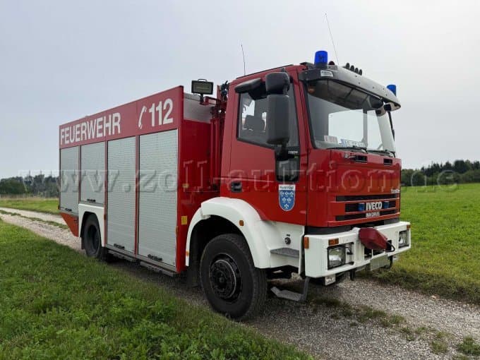 Firefighters RW 2 Iveco EuroFire 4x4 – only 20,375 km