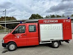 Fire truck Volkswagen LT double cabin flatbed with valuation
