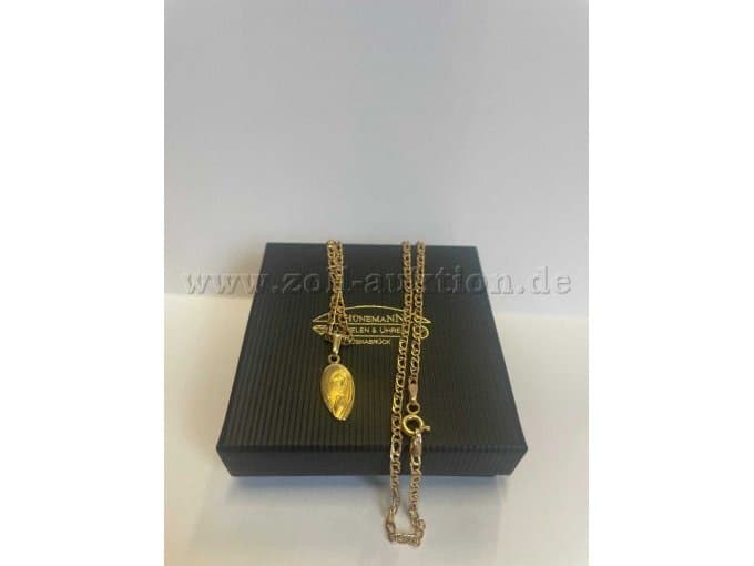 Gold chain with pendant 585er