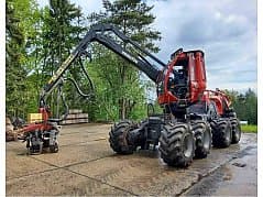 Harvester Komatsu 931XC with aggregate C144 and preparation for THW