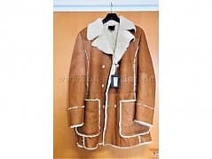 Costume National men's lambskin leather jacket, size 52