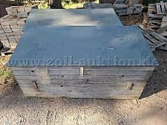 Large lockable wooden box