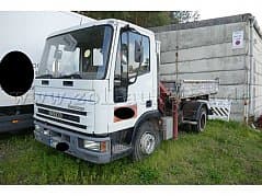 Iveco Euro Cargo 100E18 tipper with loading crane / accident & hobby vehicle