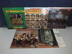 mixed lot, 5 records genre "Schlager"