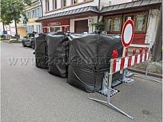 Mixed lot of Indutainer as mobile vehicle lock consisting of, among others, 20 containers and Zubeh.