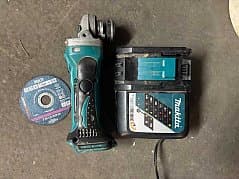 Makita DGA452 Cordless Angle Grinder with Charger, Used