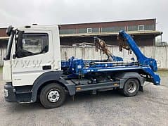 1 Mercedes Benz Atego mit Meiller Absetzkipper
