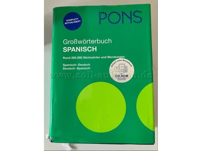 PONS Spanish Dictionary with CD-ROM