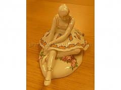 porcelain figure Ballerina, Hutschenreuther,