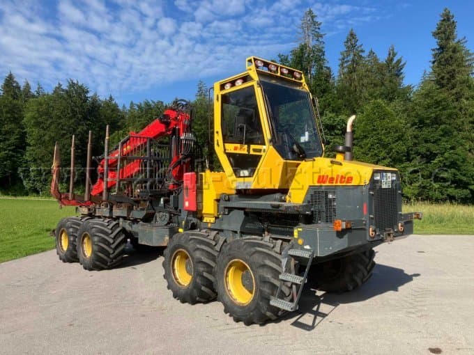 Rückezug 8-Rad Forwarder Welte W140