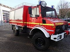 Equipment car of the fire brigade RW-1, MB437/20, Unimog 708