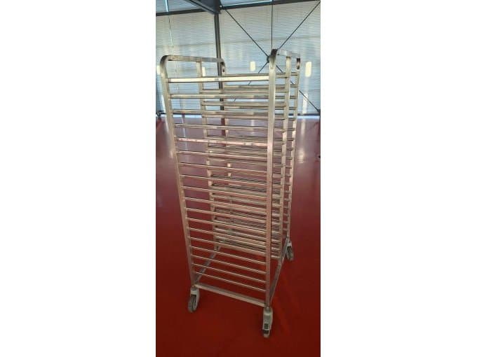 Rieber stainless steel GN rack trolley