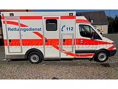 Ambulance (RTW) Mercedes-Benz Sprinter, EZ 2012, 413.659 km