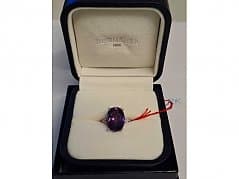 Carl Bucherer 18 Karat White Gold Ring with Amethyst