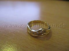 Ring gold 585 with stone