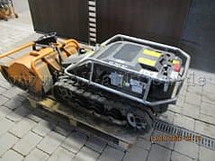 Schlegelmower with remote control AS 751 RC, engine damage