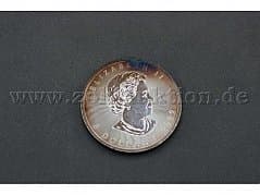 Silver Coin 5 Dollar Elizabeth II "4th portrait; SML Bullion" (fine silver 999)