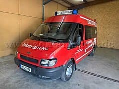 Special Fire Department Command Vehicle (ELW) Ford Transit 2.0 Diesel, Year of Manufacture 2
