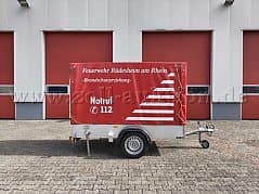 Starde trailer with tarpaulin / removal (700 kg)