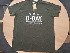 T-Shirt, Brand B&C, Size XXL, Green with Print