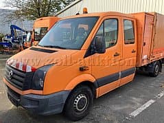 VW Crafter Double Cab with Equipment Box, Three-Side Tipper and Canvas Cover