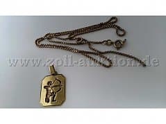 Venetian chain with Sagittarius zodiac pendant