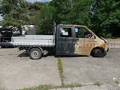 Volkswagen T6 2.0 TDI 4Motion Flatbed Long Double Cab Fire Damage Total Loss