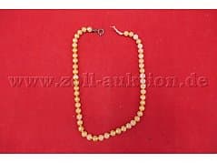 Wax pearl necklace; defective; 40 cm