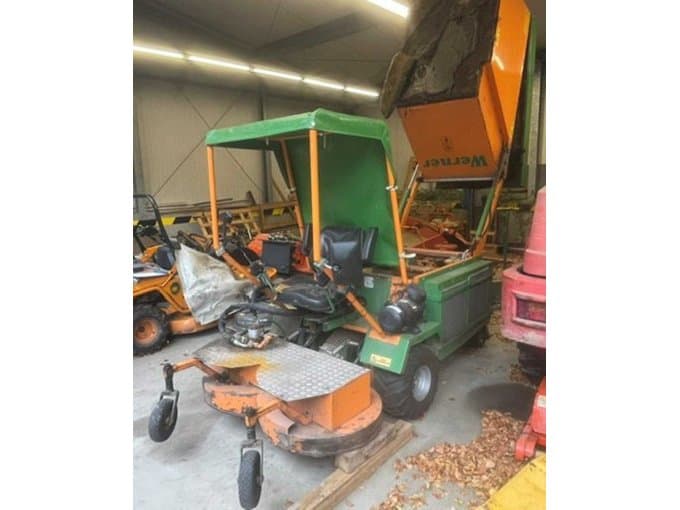 Werner large area mower ASM 125, with collection container, not functional